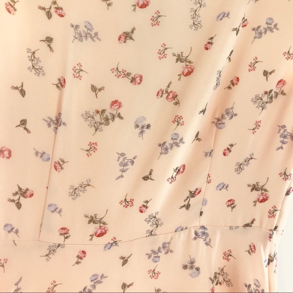 NWT Fame & Partners Floral The Poplar Midi Dress - Picture 5 of 12